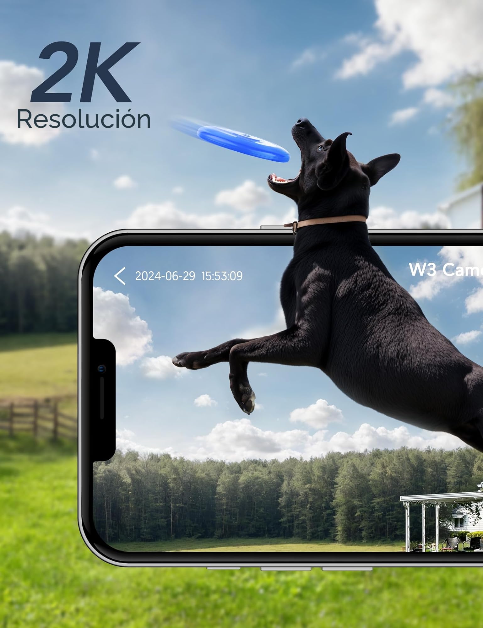 GNCC Camara Vigilancia 4G Exterior Solar con Tarjeta SIM Preinstalado sin WiFi, 3MP Camara con Batería de 8400mAh, Visión Nocturna en Color, Panorámica 360°, Audio Bidireccional, Detección PIR, IP66