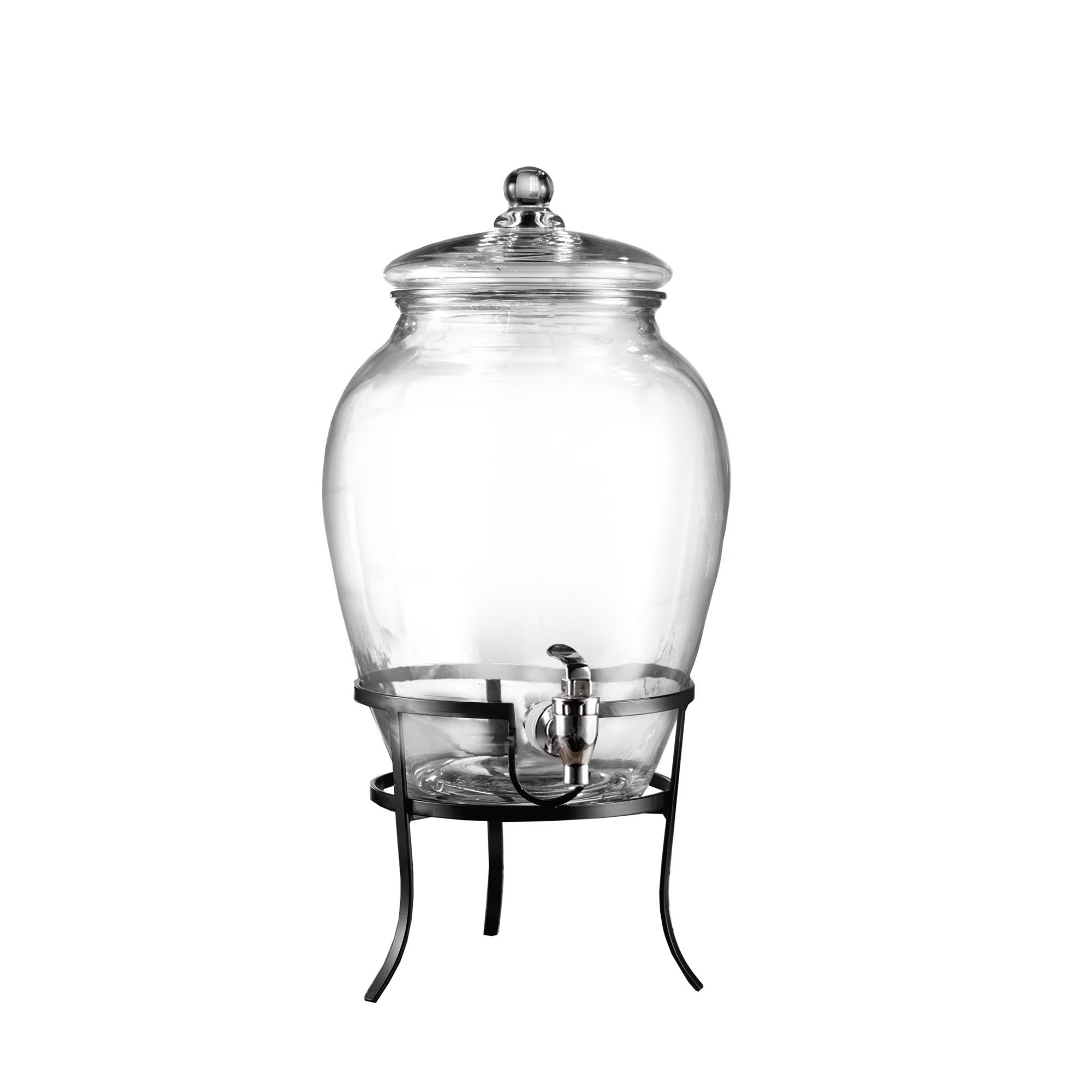 Style Setter 210388-GB - Dispensador de bebidas de cristal redondeado, transparente