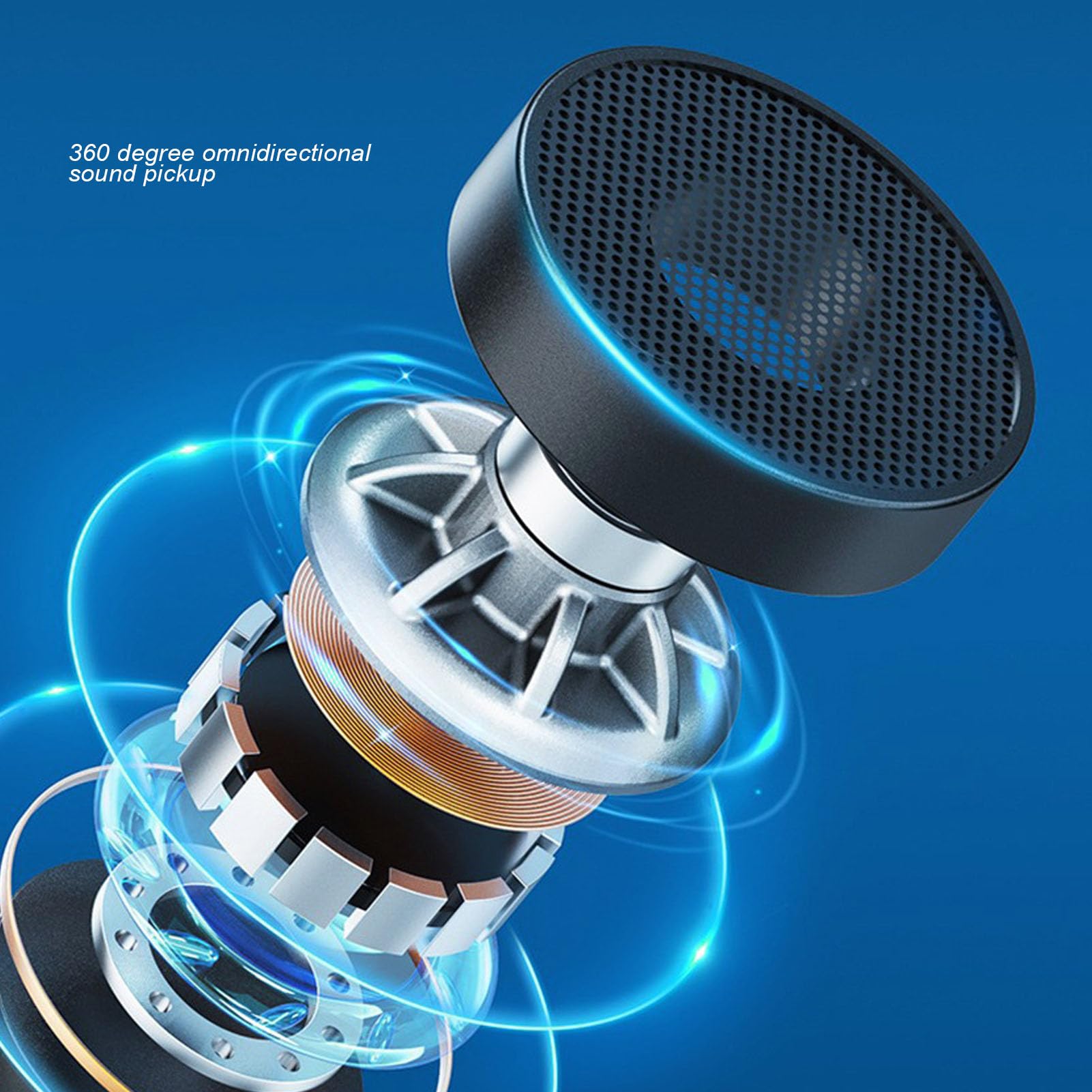 Microfono Lavalier Wireless Microfono da Bavero Omnidirezionale per Streaming Live Podcast Intervista Trasmissione del Segnale a 2,4 GHz per Vlogger, Podcaster, Creatori di Contenuti