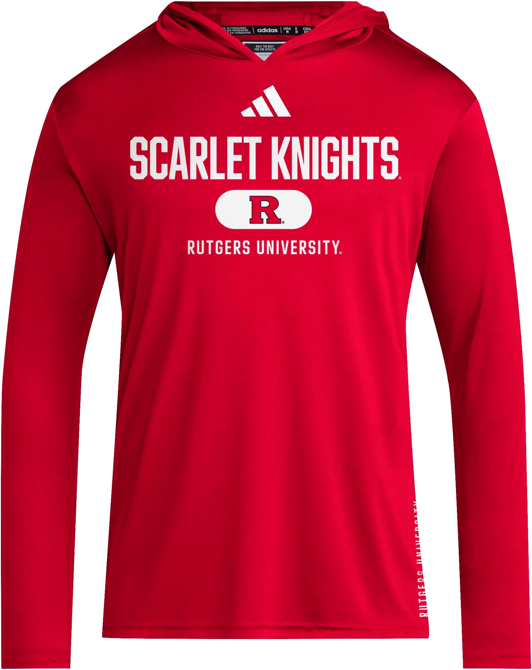 adidas red black and white hoodie