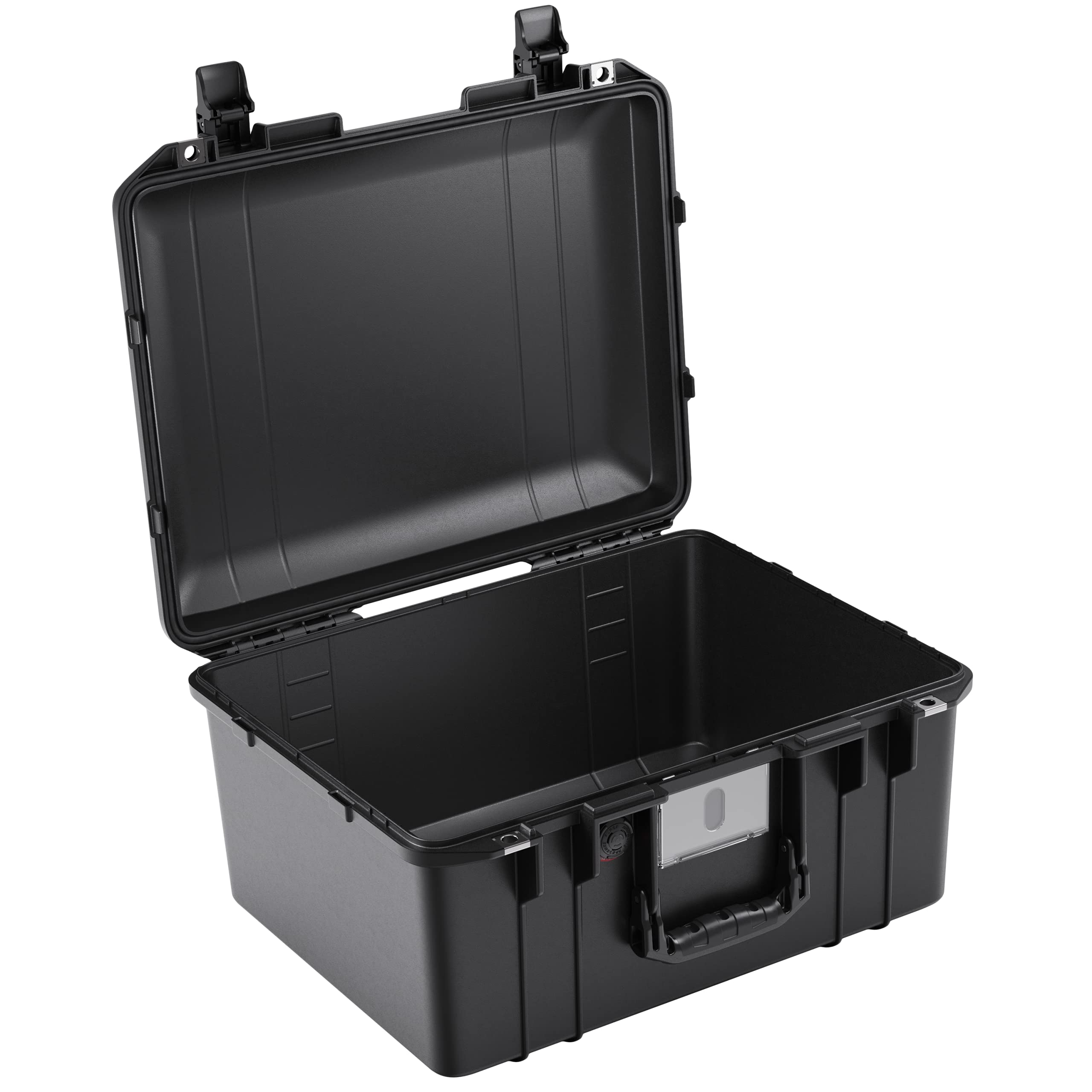 Peli 1557 Air Leichter Schutzkoffer für Drohne, Bühnenlampe, Studioblitz und Anderes Fotoequipment, Wasser- und Staubdicht, 36L Volumen, Ohne Schaumstoffeinlage, Farbe: Schwarz