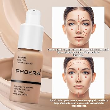 Full Coverage Liquid Foundation Natural Matte Finish, 1 fl oz