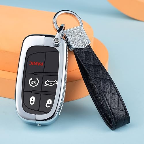 Miniatura 4 de Yongxingjin Key Fob Cover Compatible with car