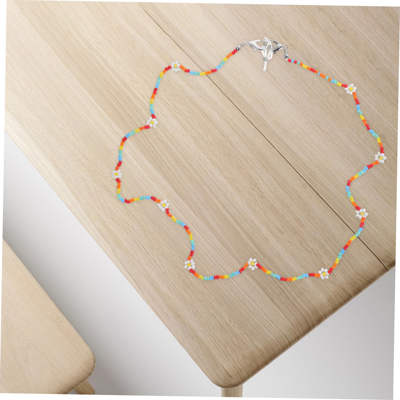 Gatuida Teiliges Blumenperlen Brillenketten Stilvolle Daisy Maskenhalter Bunte Farben Für Sonnenbrillen Lesebrillen Und Masken Halt Für Sport Und Freizeit