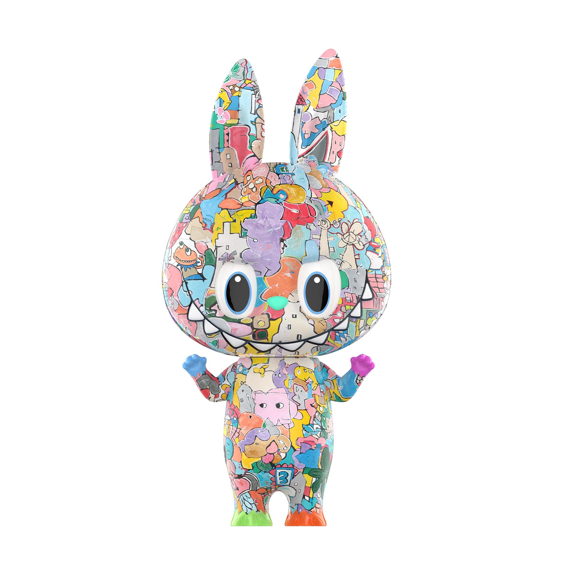 Amazon.com: POP MART MEGA LABUBU 1000% Tenth Anniversary, 31.5