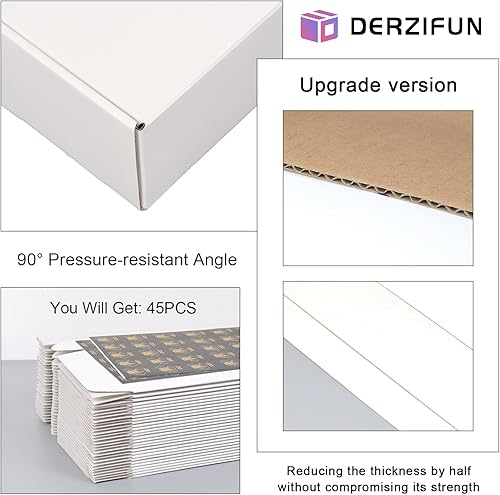 Miniatura 77 de Cajas de envío pequeñas de 6 x 4 x 2 pulgadas para pequeñas empresas, paquete de 30 cajas de correo moradas, caja de embalaje de cartón corrugado