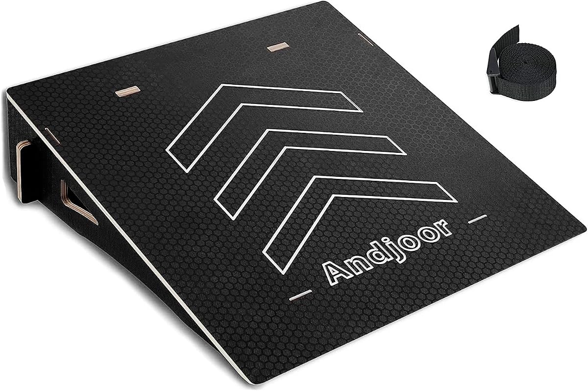 Rampa de salto para niños para monopatín, bicicleta, scooter, BMX, coche RC y moto de cross, 25,2 pulgadas, negra