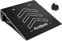 Vista 1 de Rampa de salto para niños para patineta, bicicleta, scooter, BMX, auto RC y motocross, 25.2 pulgadas, color negro