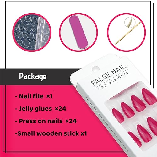 Miniatura 194 de Uñas postizas a presión marrón café, uñas postizas medianas de almendra, color sólido, cobertura completa, uñas postizas artificiales brillantes