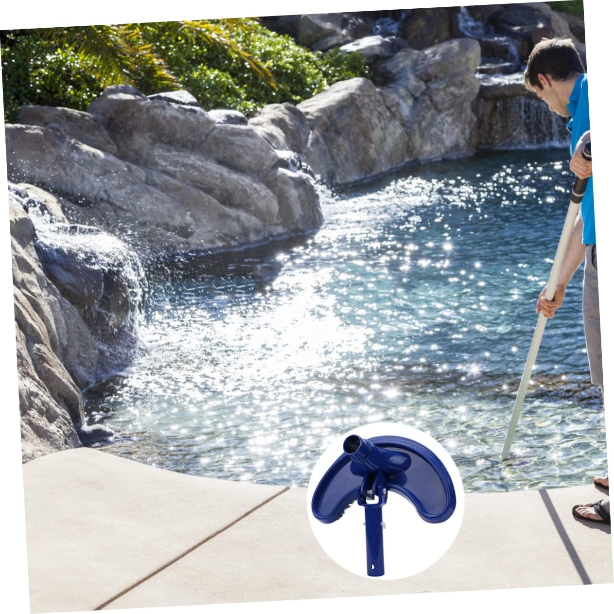 1pc Weighted Plastic Pool Cleaning Tool for Spa and Swimming Pool Maintenance and Easy to Use Vacuum Cleaner Attachment