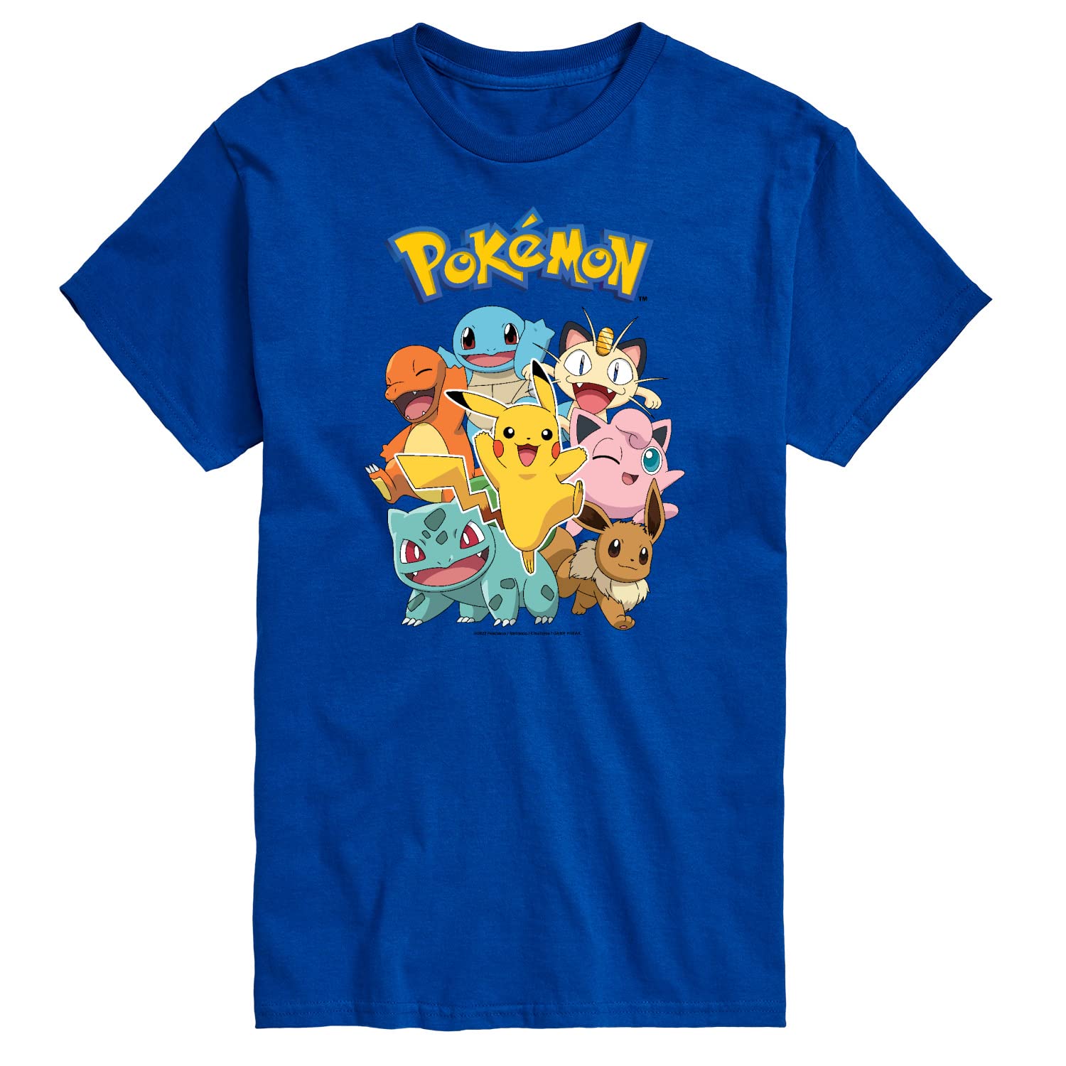 HYBRID APPAREL - Pokémon - Pokémon Character Group - Men's Short Sleeve Graphic T-Shirt