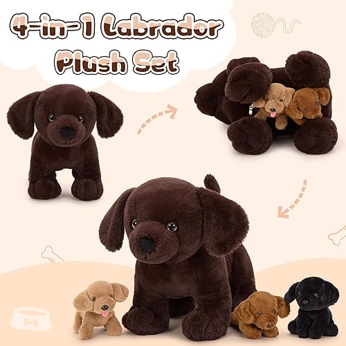 Vista 267 de Juego de 7 juguetes de peluche de dragón verde gigante de 21.7 pulgadas, animal de peluche con 4 bebés y 2 huevos, dinosaurios de peluche para niños