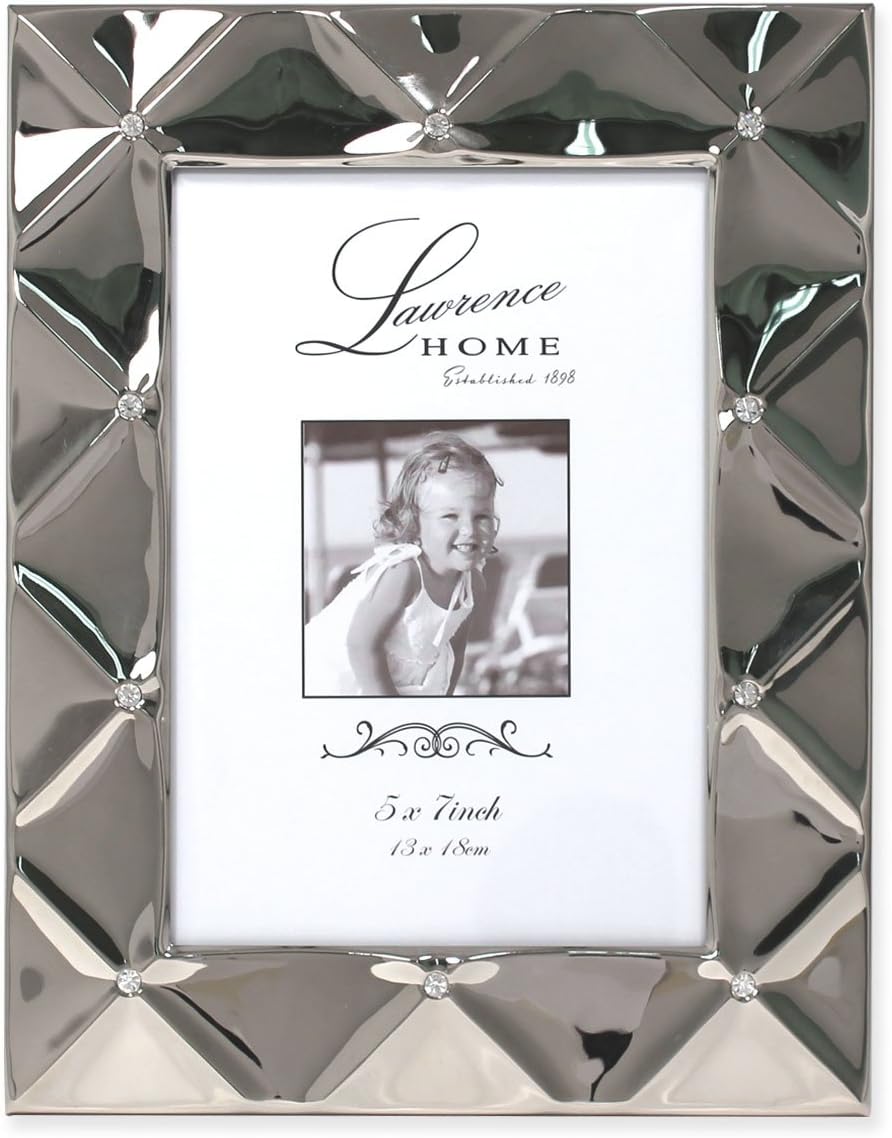 Lawrence Frames Pillow Metal Picture Frame, 5 by 7Inch