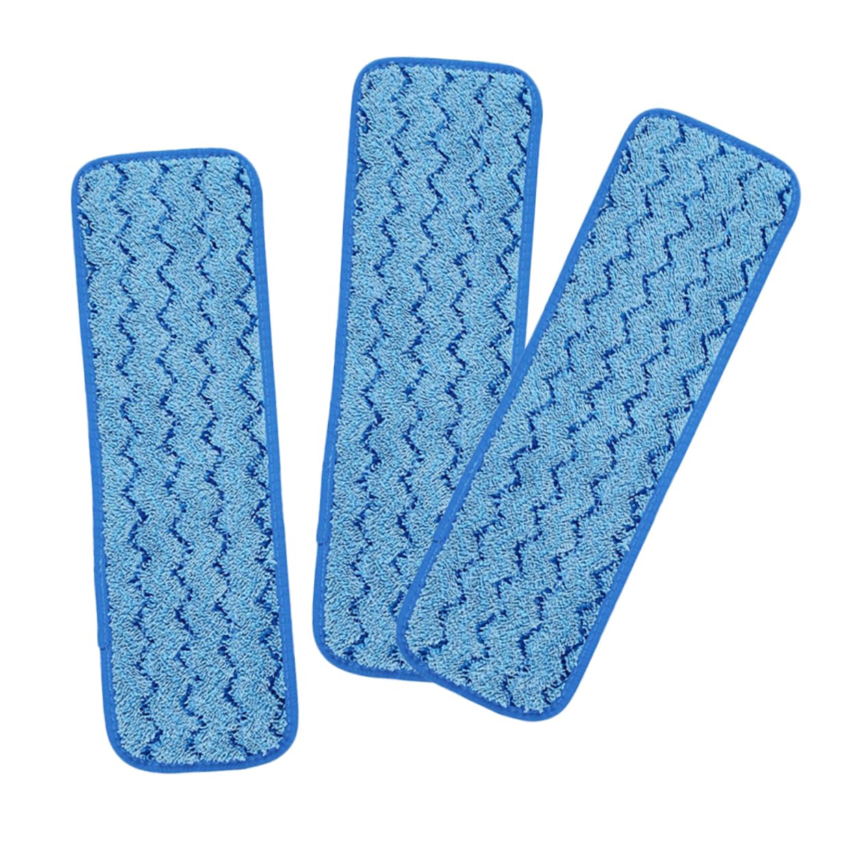 Generic 3pcs Mop Cloth Wet Mop Pads Heads Floor Mops with Washable Pads Mop Head Commercial Mop Handle Mop Base Mop Bucket Electric Mop Mope Rinse Clean Mop System Refills Fiber