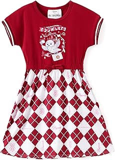 Dress Girls Clothes Gryffindor Hedwig Owl Print Short Sleeves Sun Dress Summer Casual for Teen Girls Size 5-12Y