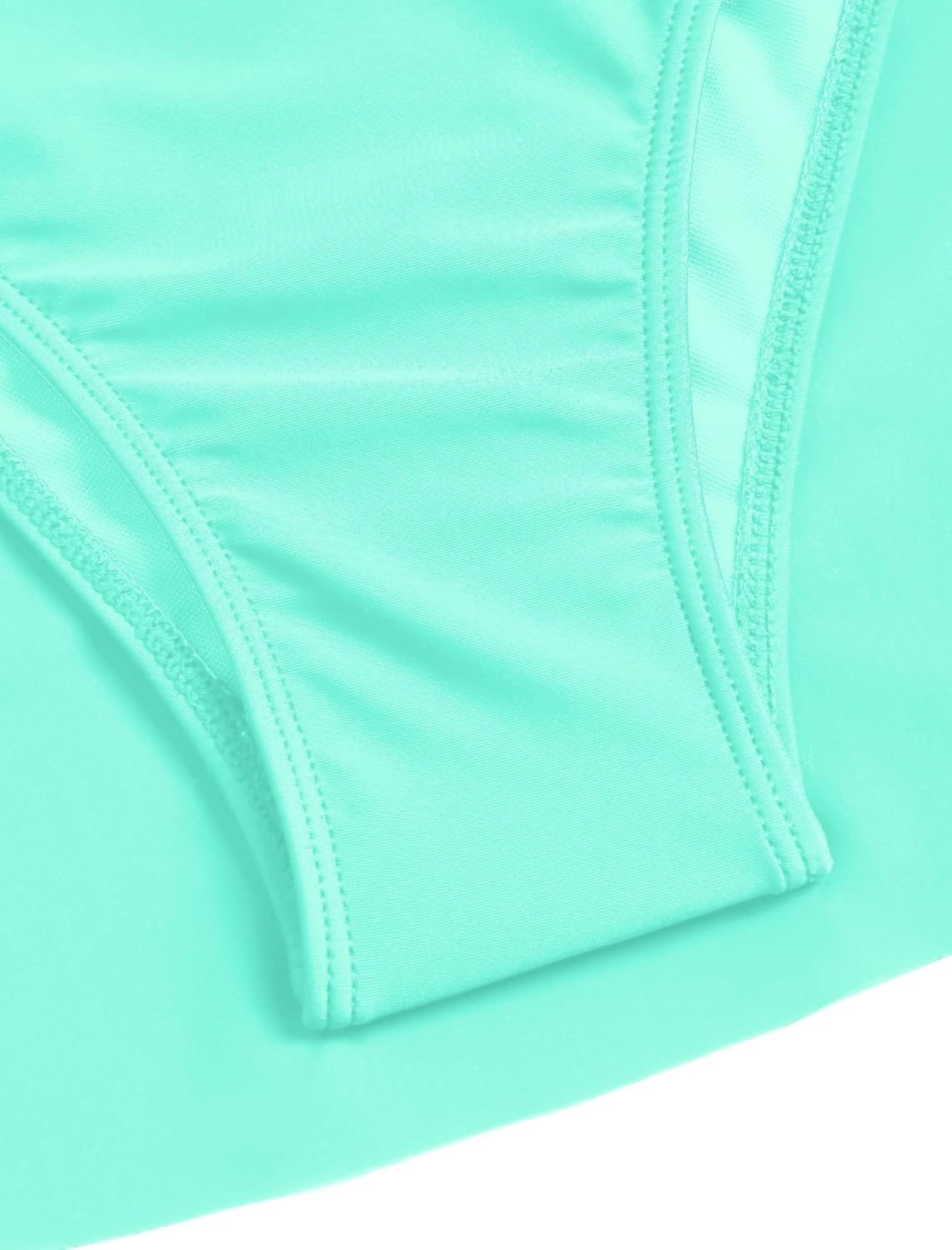 ZAFUL Women's One Piece Rash Guard Long Sleeve Modest Swimsuits Dress Zipper Bathing Suit Swimskirt - Image 8