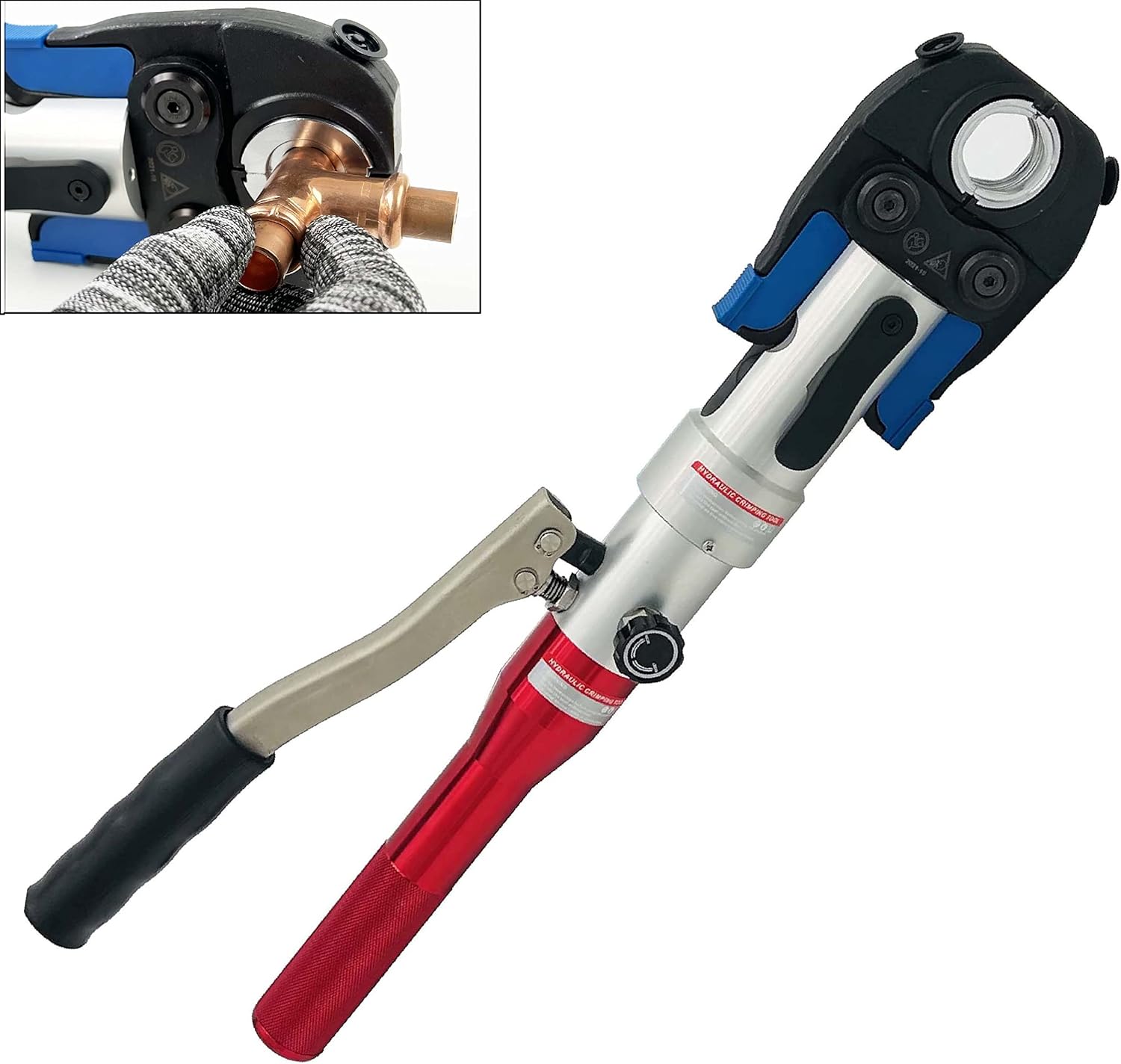 Buy Hydraulic Copper Pipe Tube Fittings Crimping Tool with 1/2,3/4 and