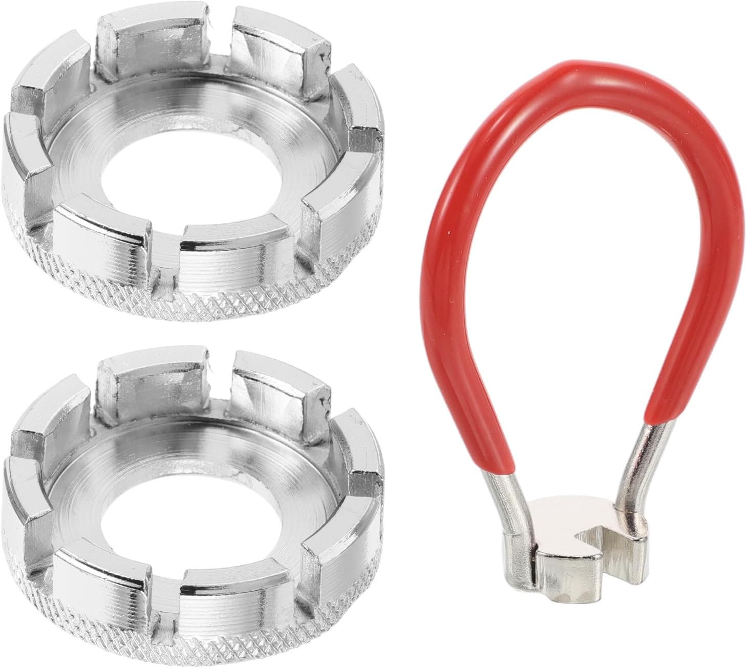 Bicycle Spoke Wrench Tool with Steel Construction 3pcs for Mountain Bikes Spokes and Precise Tuning Feature for Outdoor Mountain Biking and Bikes Repair Shops