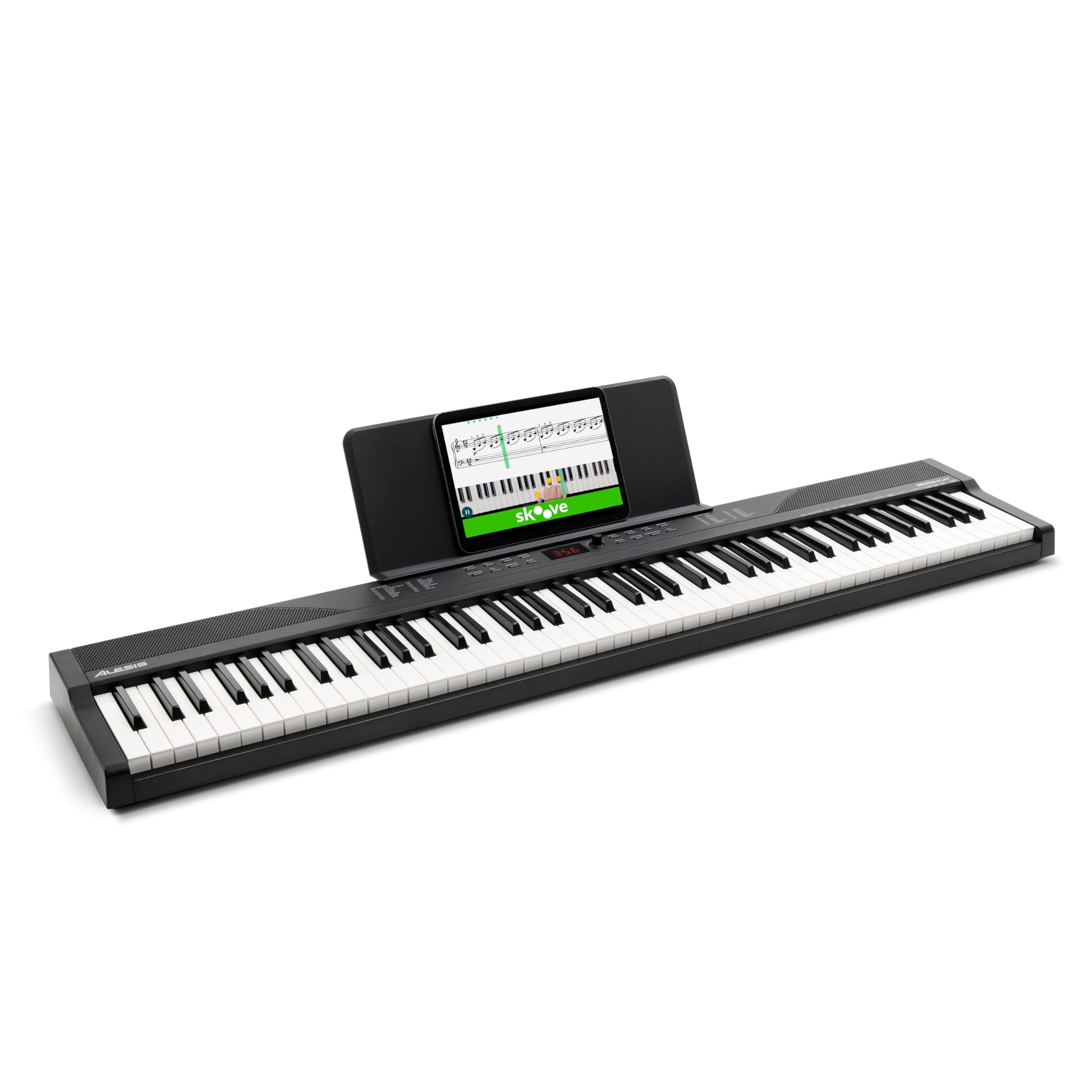 Alesis Piano Numérique 88 Touches avec 480 Sons, Haut-Parleurs, MIDI USB, Sac de Transport, Support, Casque, Pédale et Leçons pour Débutants