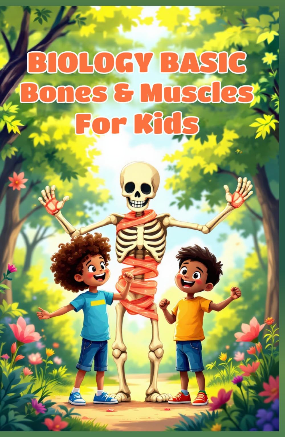 Biology Basic Bones and Muscles for Kids: A Beginner's Guide to the Skeletal and Muscular Systems, Human Anatomy, Body Science, and How Your Body Moves (Biology Basic For Kids)