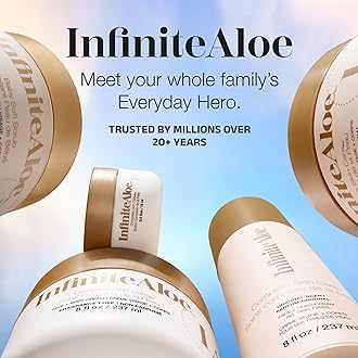 InfiniteAloe Gold Anti-Aging Moisturizer Formula - Organic Aloe Supported by Twelve Key Anti-Aging Ingredients to Deliver Younger Looking, Hydrated, Soft Skin (1.7 Oz.)