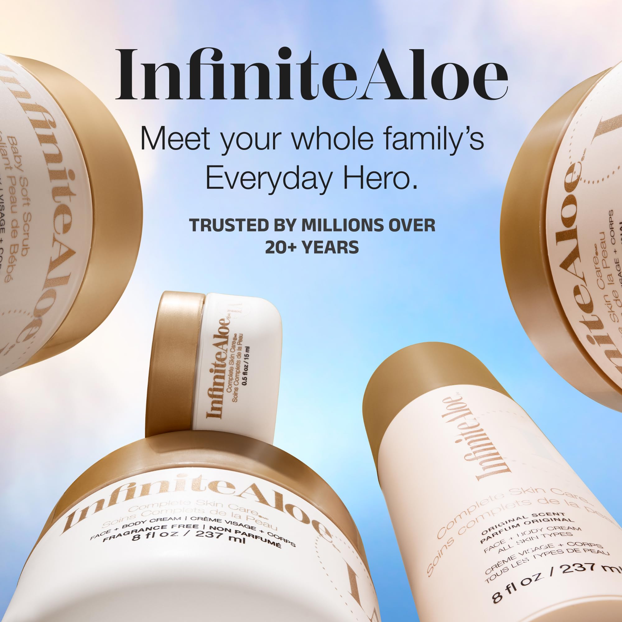 InfiniteAloe Gold Anti-Aging Moisturizer Formula - Organic Aloe Supported by Twelve Key Anti-Aging Ingredients to Deliver Younger Looking, Hydrated, Soft Skin (1.7 Oz.)