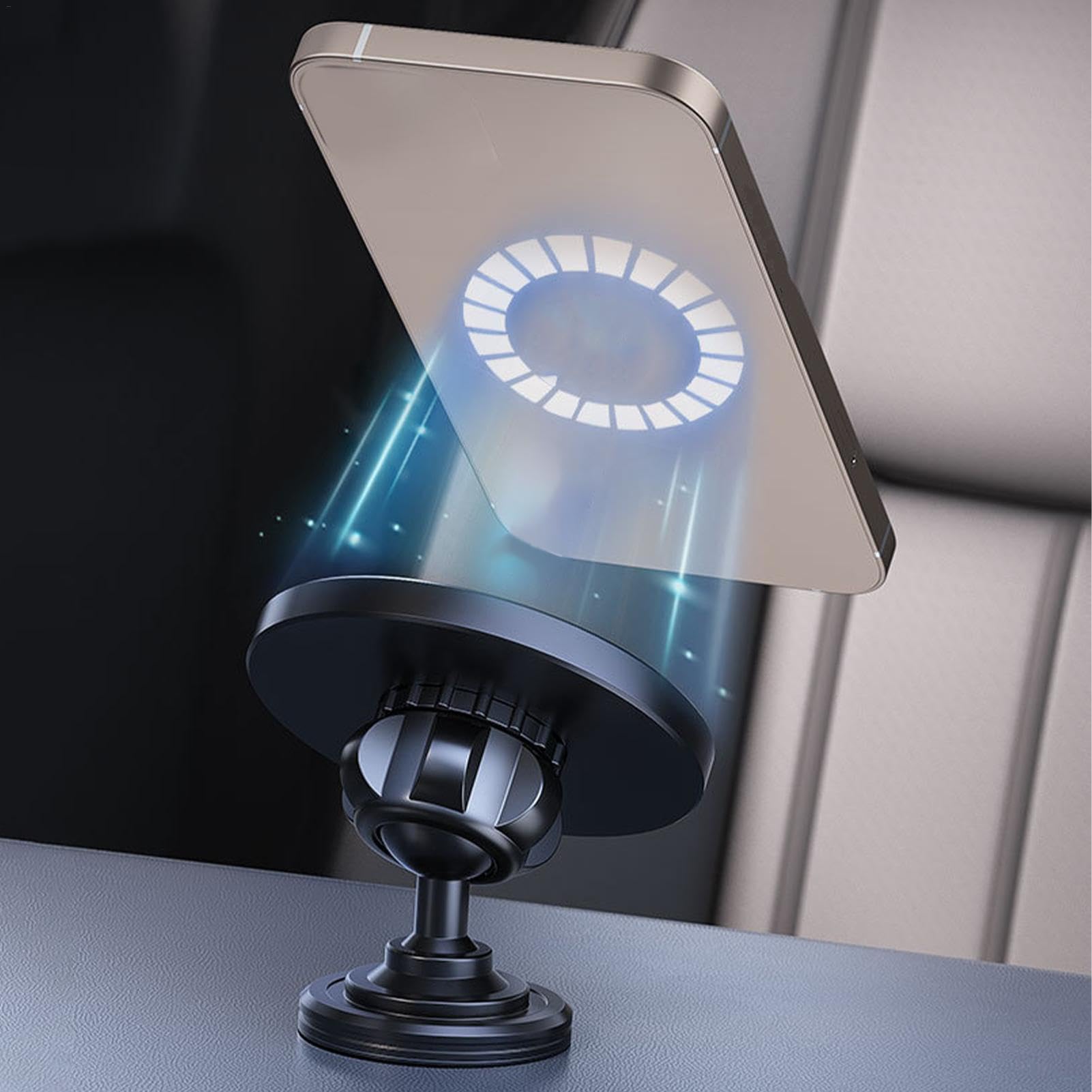 Supporto Per Telefono Da Auto 2 Pezzi, Supporto Per Smartphone Girevole A 360 Supporto Magnetico Universale Per Telefono Da Auto Con Cruscotto 88757244 - Foto 14