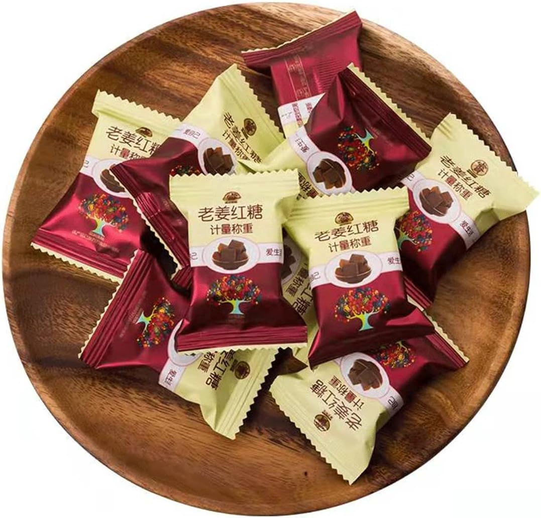 TEAERPKLAE Old Brown Sugar Ginger Tea Individually Packed Brown Sugar Block Yunnan Ginger Soup 7.6 oz/216g