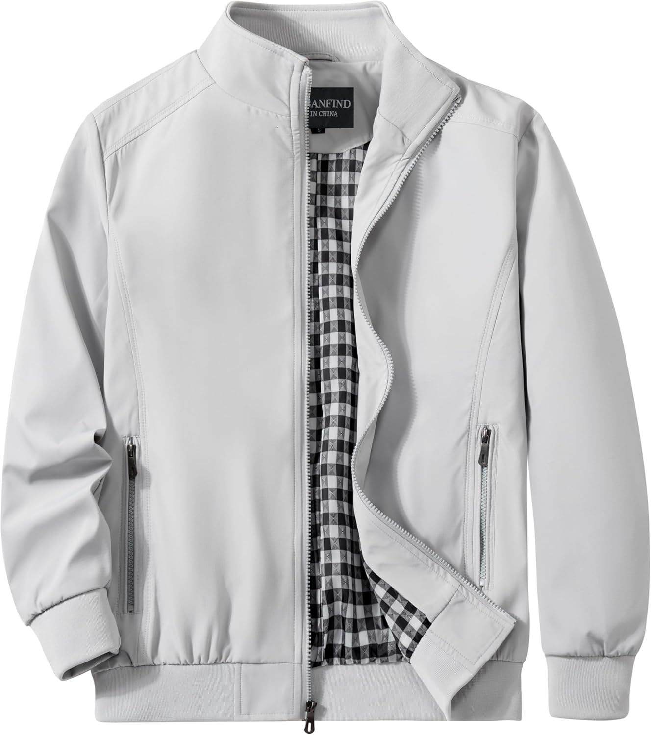 URBANFIND Men's Sports Shell Jacket Lightweight Windbreaker Outdoor Recreation Coat