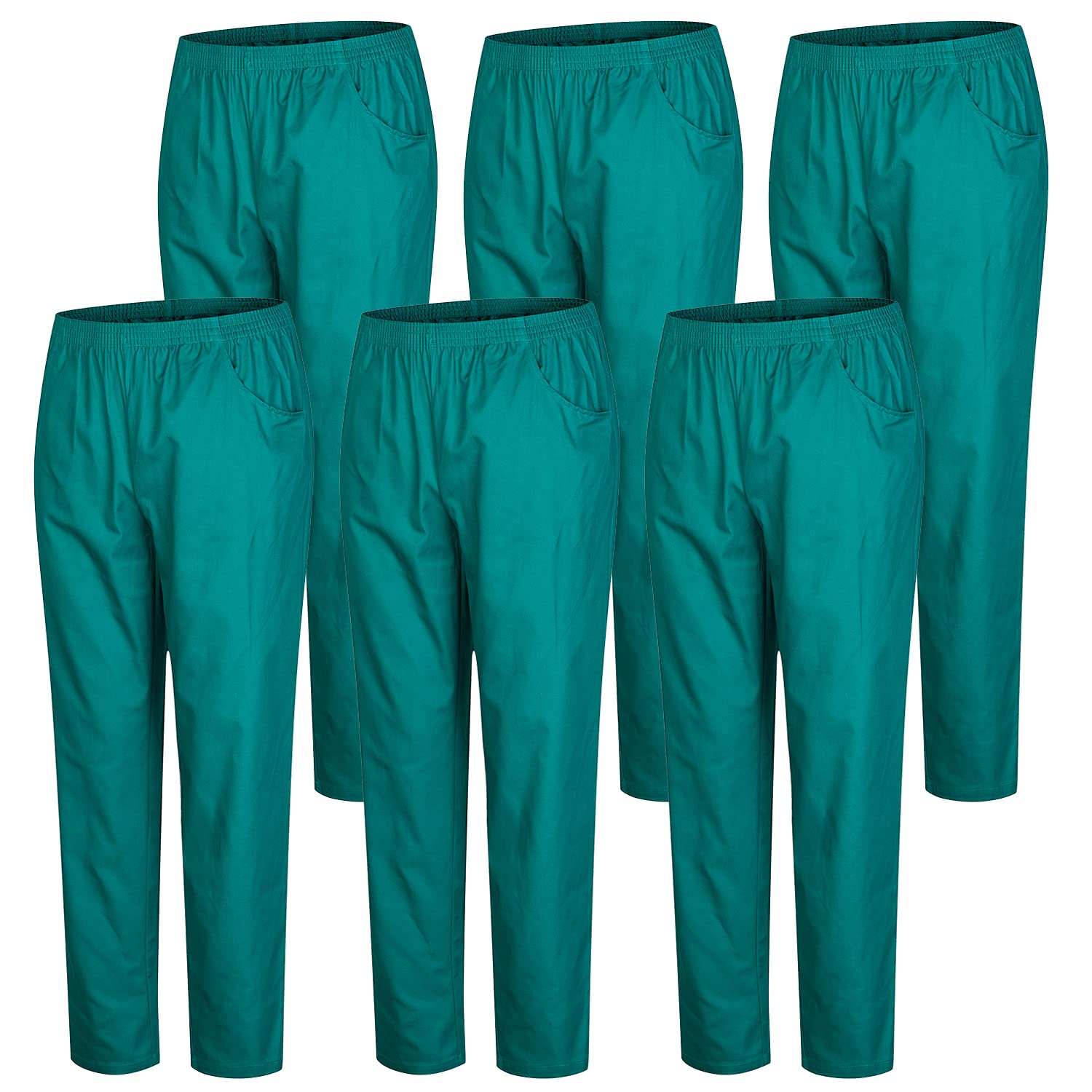 MISEMIYA Unisex Medizinische Schlupfhose (6er Pack)