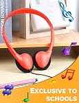 Classroom Headphones Bulk 25 Pack for School Students Kids Children,Durable Headsets Classroom Earphones for Chromebook Computer Laptop 3.5mm Jack Multi Color