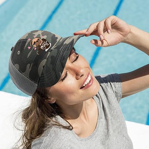 Miniatura 5 de Caps Pug Dog Baseball Cap, Vintage Caps for Men