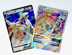 Arceus V Vstar - Pokemon Card Lot - Black Star Promo SWSH307 SWSH306