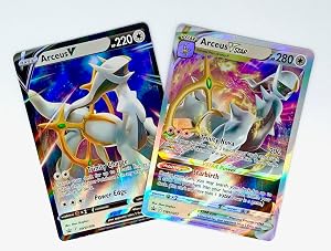 Arceus V Vstar - Pokemon Card Lot - Black Star Promo SWSH307 SWSH306
