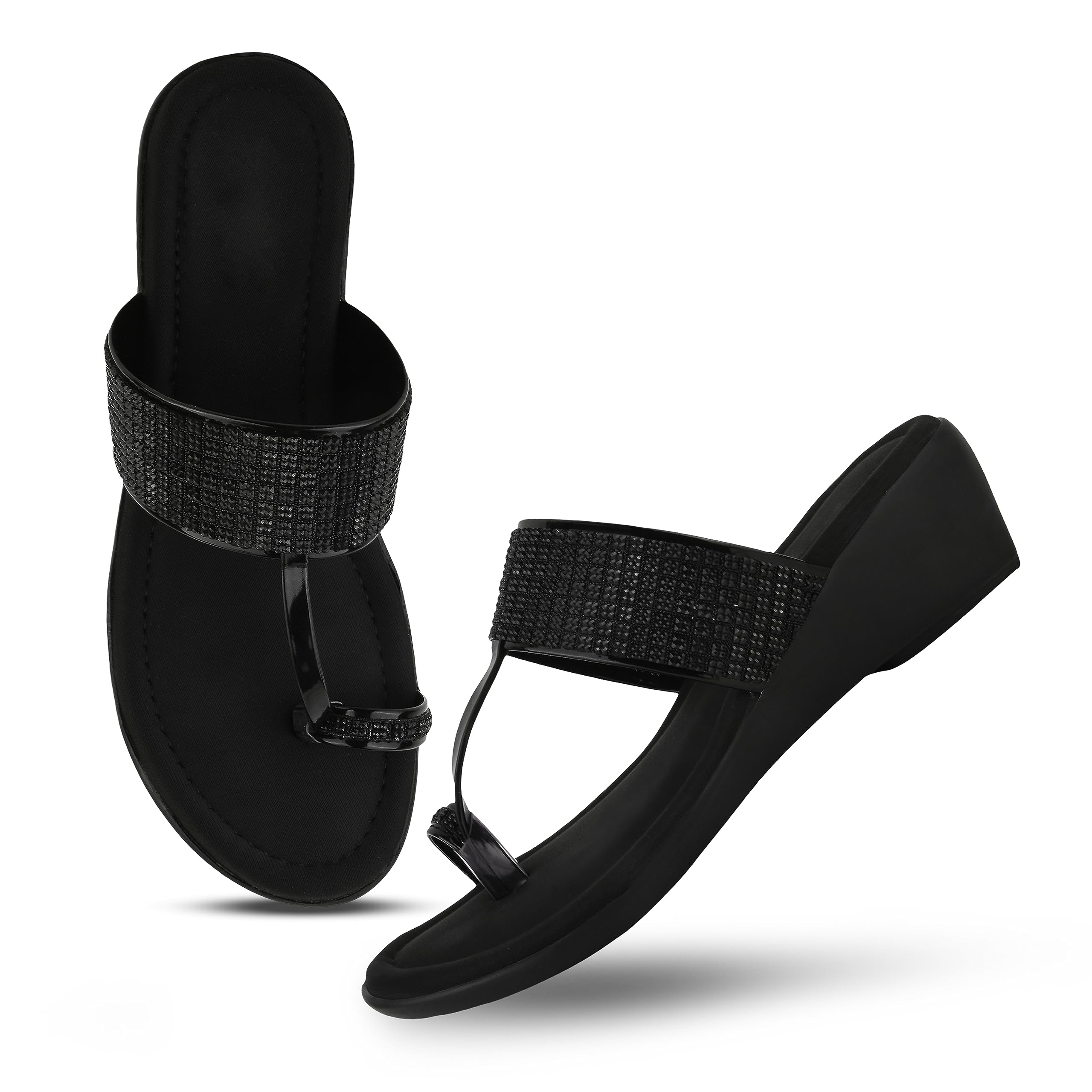 FROH FEET Women Fashion comfort sole Fancy Design casual Wedges heel sandal (B0CGVKJ3TY) Amazon Price History, Amazon Price Tracker