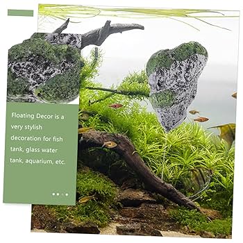 Amazon.co.jp: TOGEVAL 仿真浮 水族 用装飾 ストーン レー な の