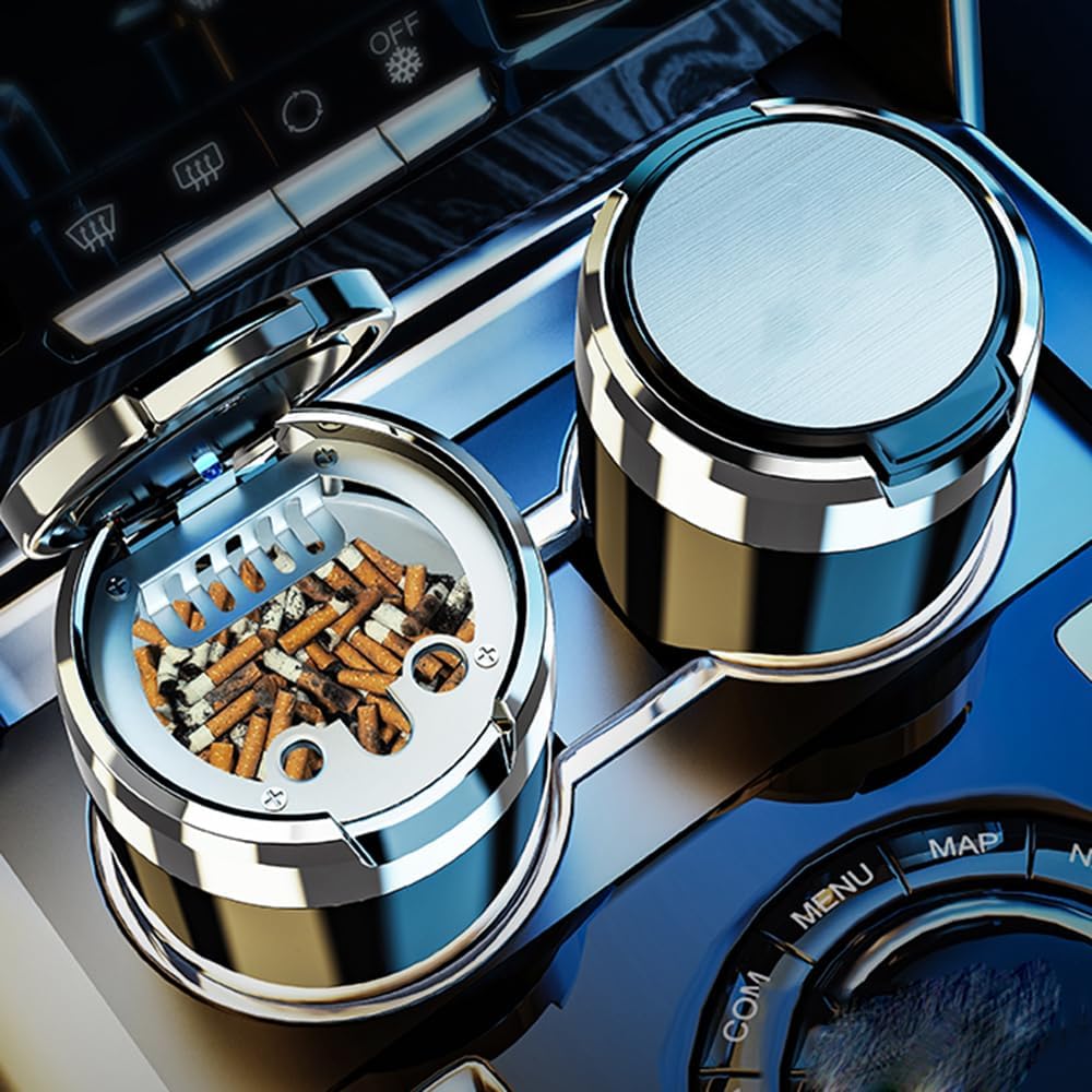Car Ashtrays for Ferrari Mondial 8 1980 1981 1982, Fly Ash Proof Creative Design Multifunctional Car Ashtray,C