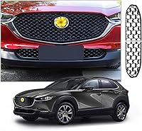 Vista 5 de CDEFG CX-30 Insertos de malla para parrilla delantera, protector de rejilla delantera para Mazda CX-30 2019-2024 2025, accesorios exteriores