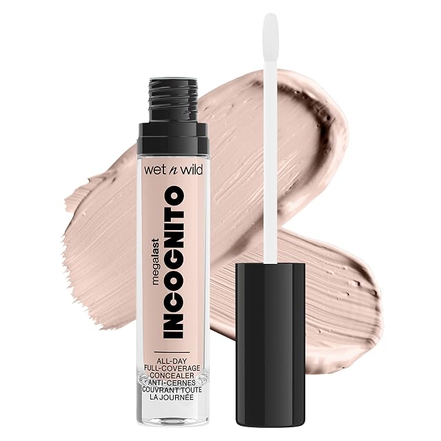 wet n wild Mega Last Incognito All-Day Full Coverage Liquid Matte Concealer Light Beige 0 18 Ounce