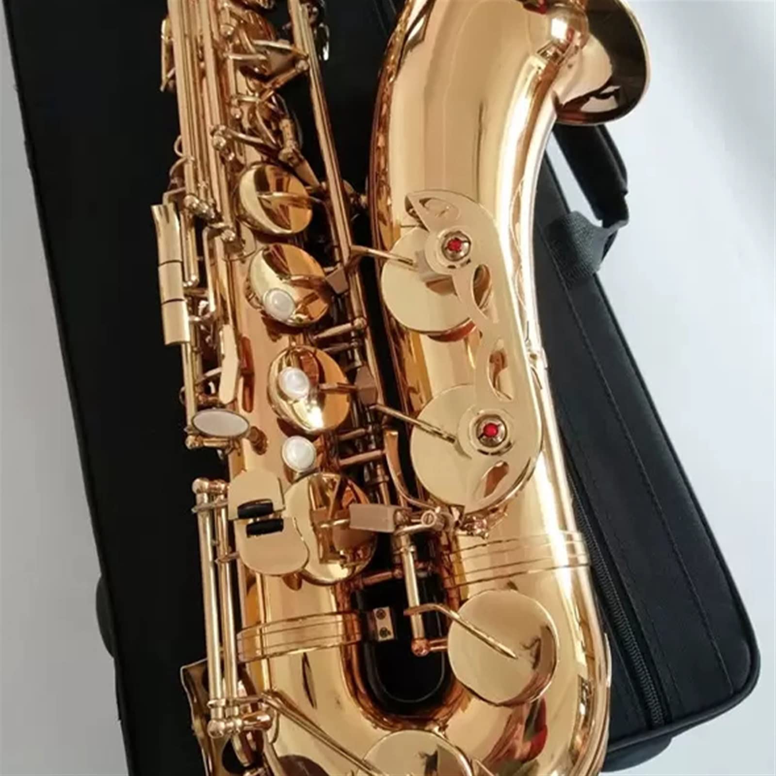 Saxofones Saxofón Tenor Instrumento De Juego Profesional Abajo B Tono Saxofón Tenor BB Instrumento De Viento De Madera