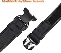 Vista 6 de TACNEX Cinturón de trabajo de tejido de canasta de 2 pulgadas con forro de gancho, 4 protectores de 1.5 pulgadas, cinturón interior reversible