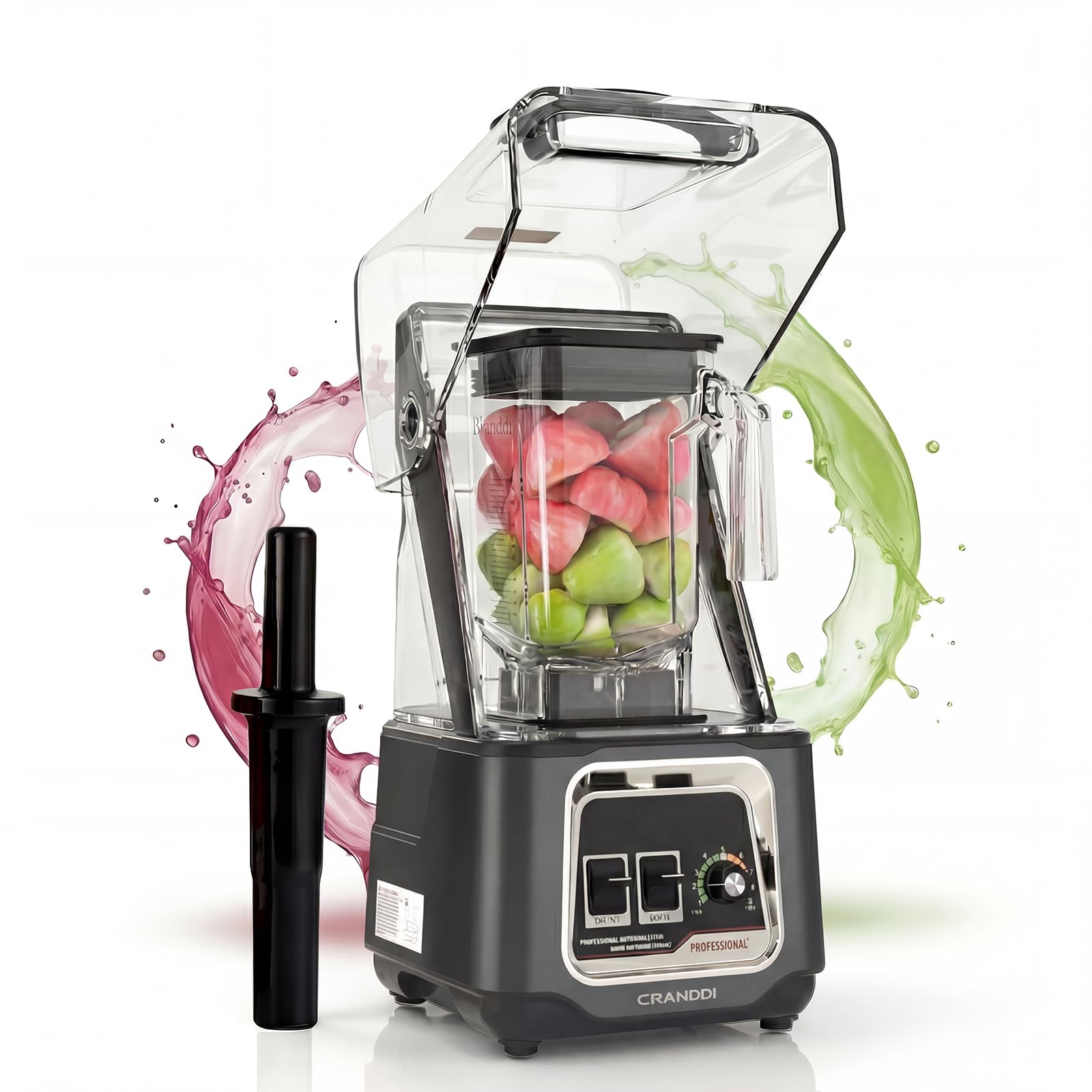 Amazon.com: CRANDDI Professional Smoothie Blender, 2200W