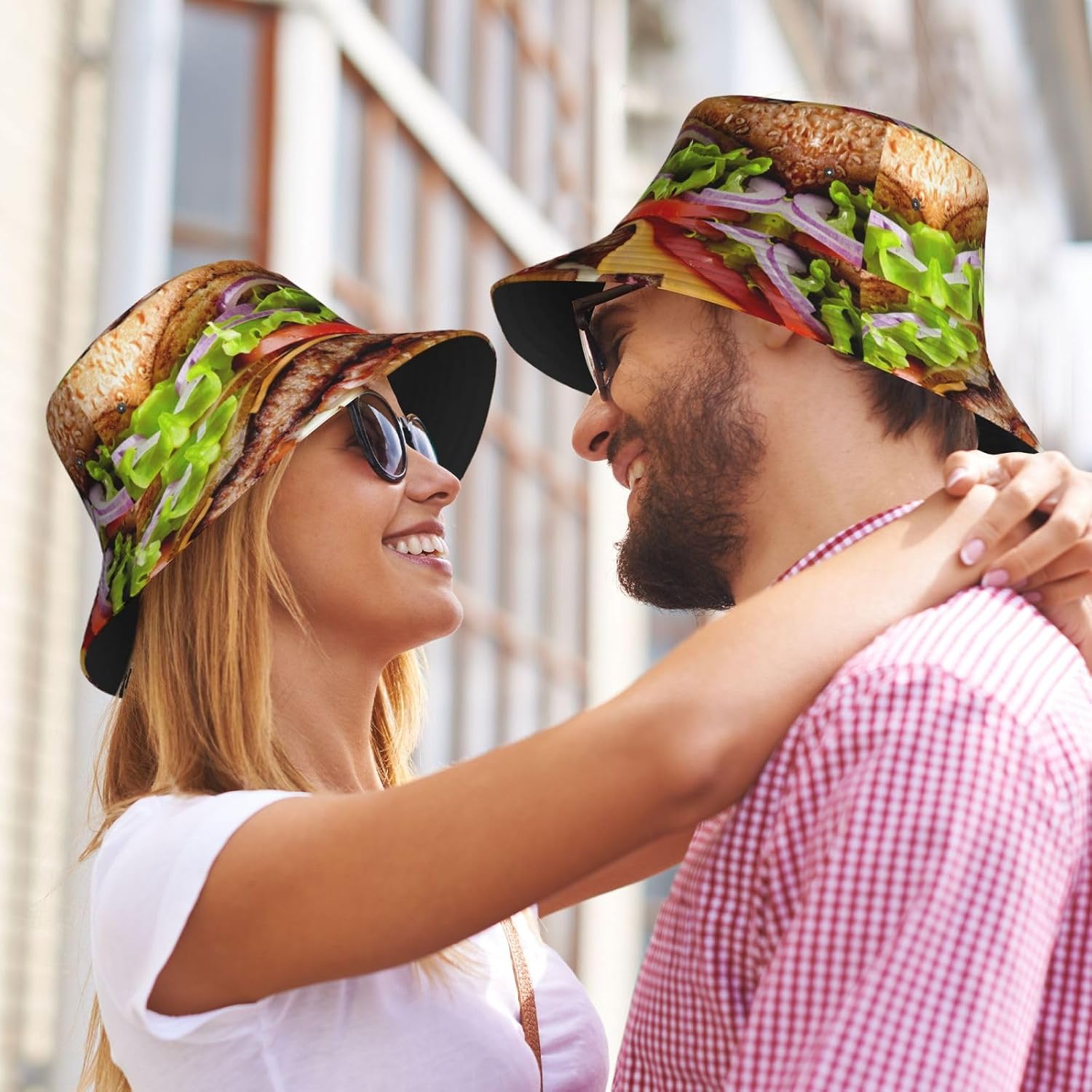 Food Bucket Hat for Men Women, Funny Bucket Hats, Unisex Packable Sun Hat Fisherman for Summer Outdoor, Beach Travel