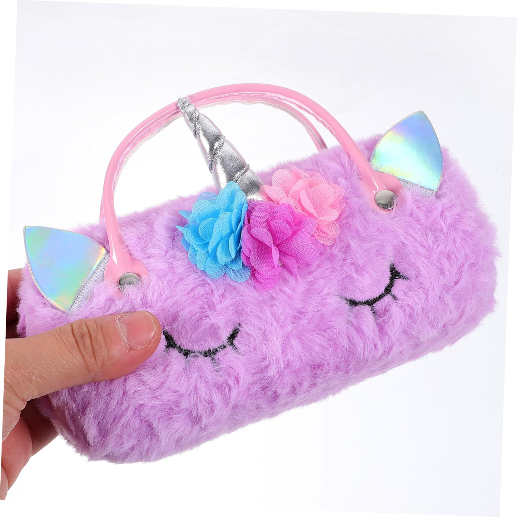 4stücke Süßes Einhorn Brillenetui Mit Handgriff Tragbares Brillenetui Für Sonnenbrillen Und Lesebrillen Und Druckbeständig Für Unterwegs