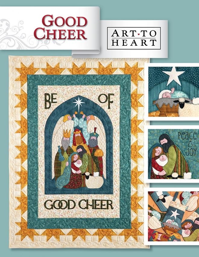 Livre de courtepointe crèche de Noël Nancy Halvorsen patchwork