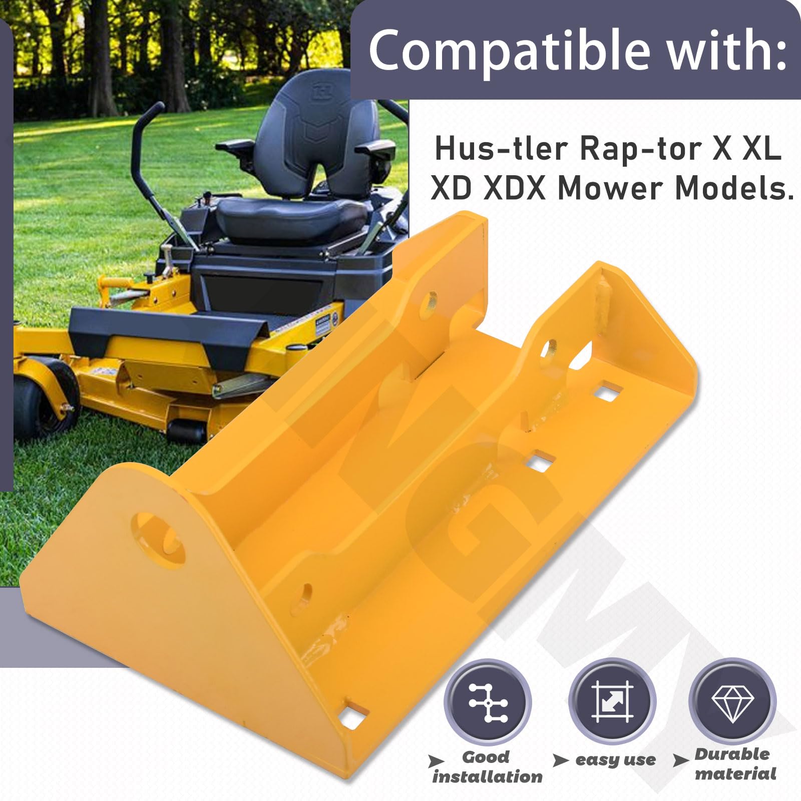 Amazon.com: 127156 Hitch Kit Compatible with Hustler Raptor