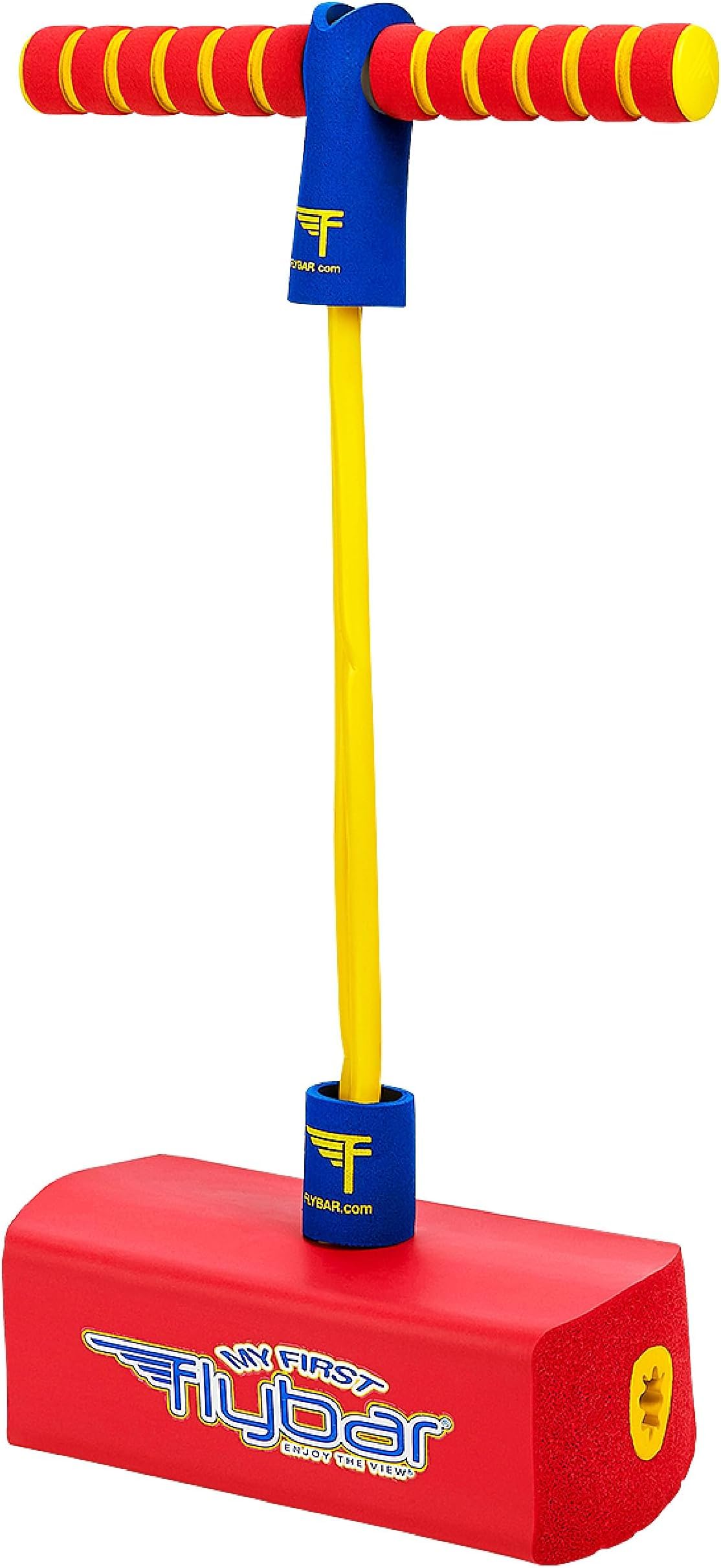 Flybar My First Foam Pogo Jumper for Kids Fun and Safe Pogo Stick for Toddlers,Durable Foam and Bungee Jumper-for Ages 3-and up,Supports up to 250lbs (Red),(Pack of 6)