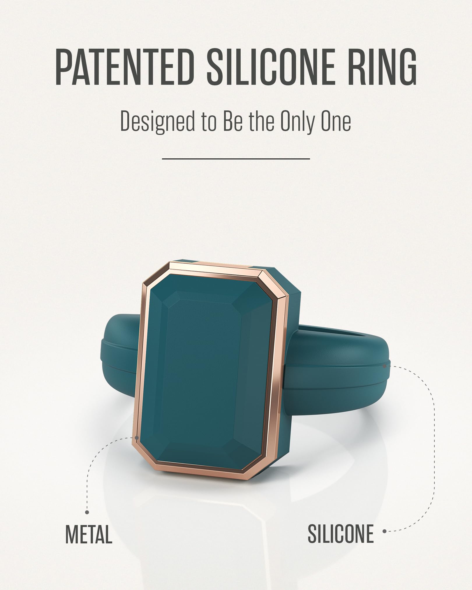 Snapklik.com : Rinfit Womens Silicone Rings - Anniversary Ring Or ...