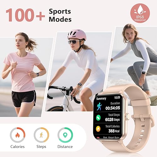 Miniatura 2 de Blackview 2025 Fitness Tracker (AnswerMake Calls), Smart Watch for Men and Women with Heart RateSpO2Sleep Monitor2 Straps, 100+ Sports Modes, IP68
