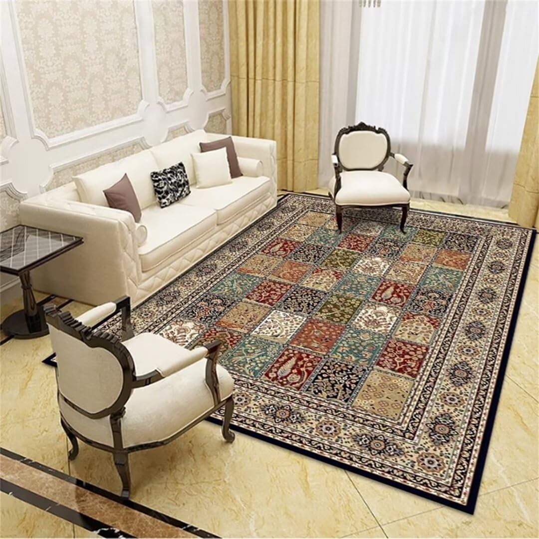Tapis chambre ado résistant à l'usure et descente de lit adulte antidérapante